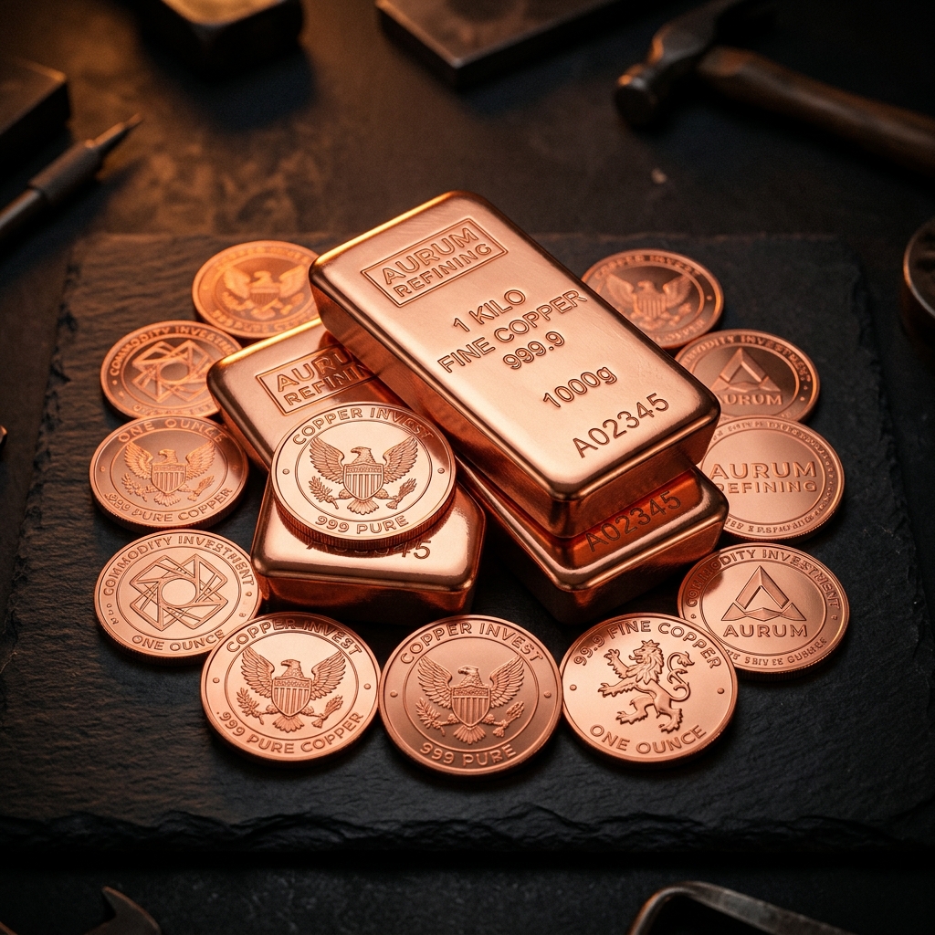 Copper Investment Bars